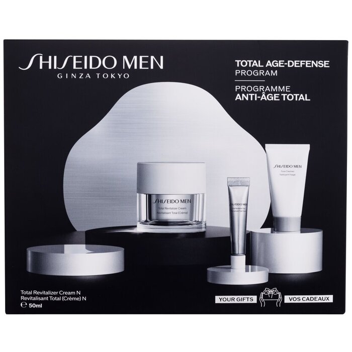 MEN Total Revitalizer Cream Total Age-Defense Program - Dárková sada