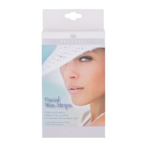 Wax Strips Facial ( 12 ks ) - Depilačné pásky na tvár pre normálnu a citlivú pleť
