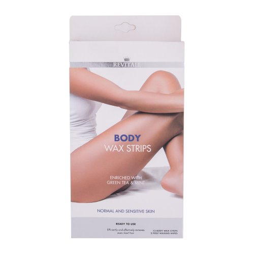 Wax Strips Body ( 12 ks ) - Depilační pásky na tělo pro normální a citlivou pokožku