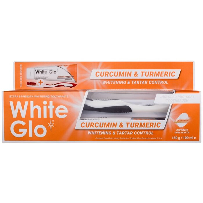 White Glo Curcumin & Turmeric Set - Zubní pasta 150 g
