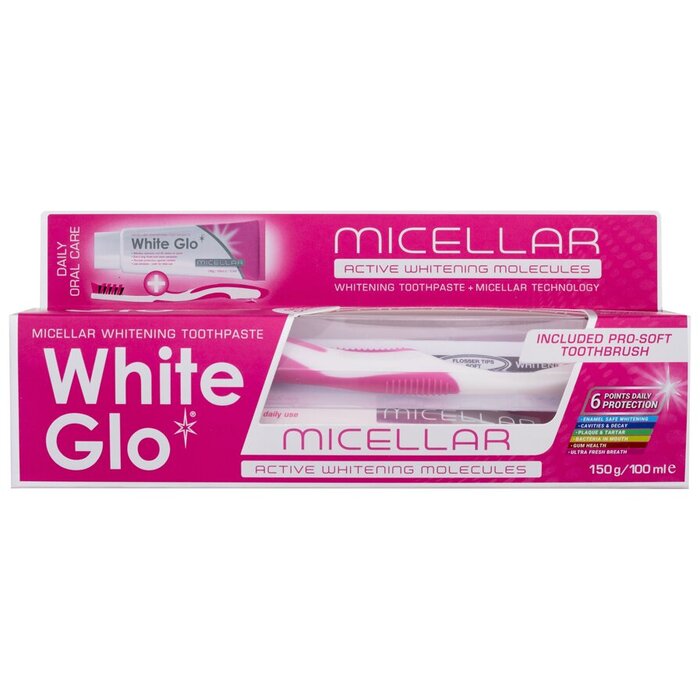 White Glo Micellar Set - Zubní pasta 150 g