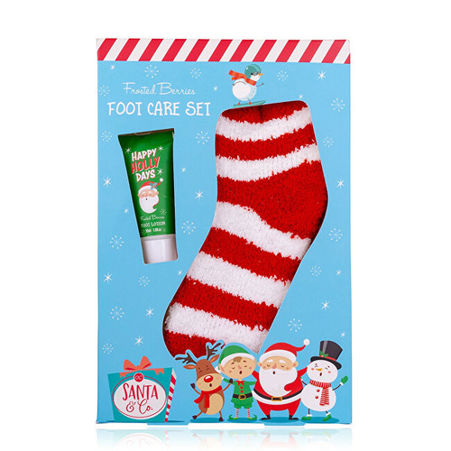 Santa & Co Set Foot Care - Sada péče o nohy s ponožkami