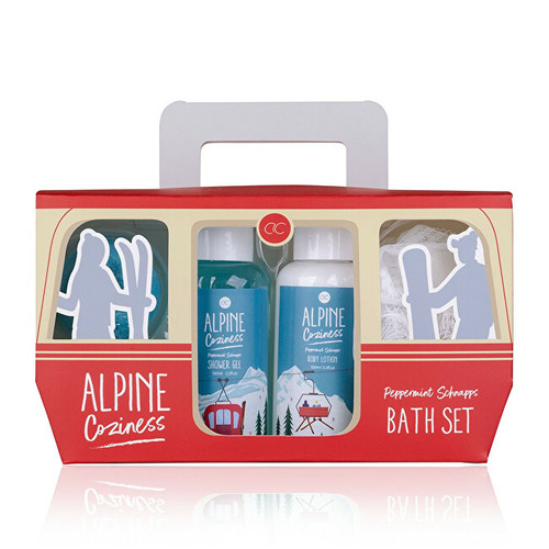 Accentra Alpine Coziness Bath Care Set - Sada koupelové péče s mycí houbou