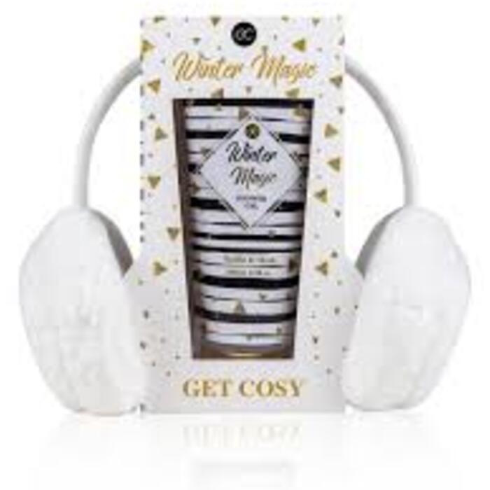Winter Magic Vanilla & Musk Bath Set With Ear Warmer - darčeková sada
