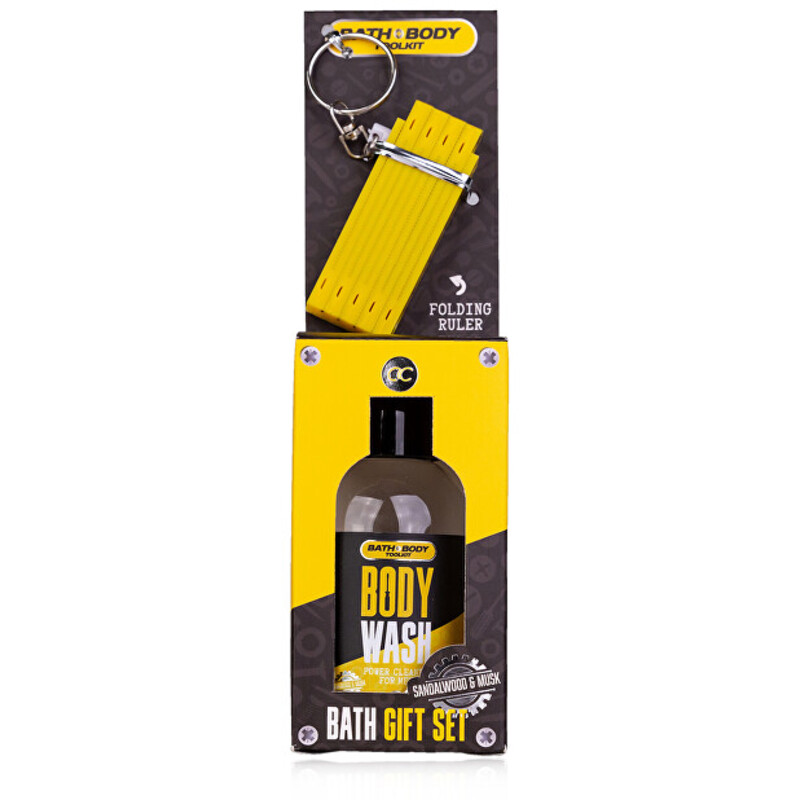 Men Bath and Body Toolkit Gift Set - Dárková sada se skládacím metrem