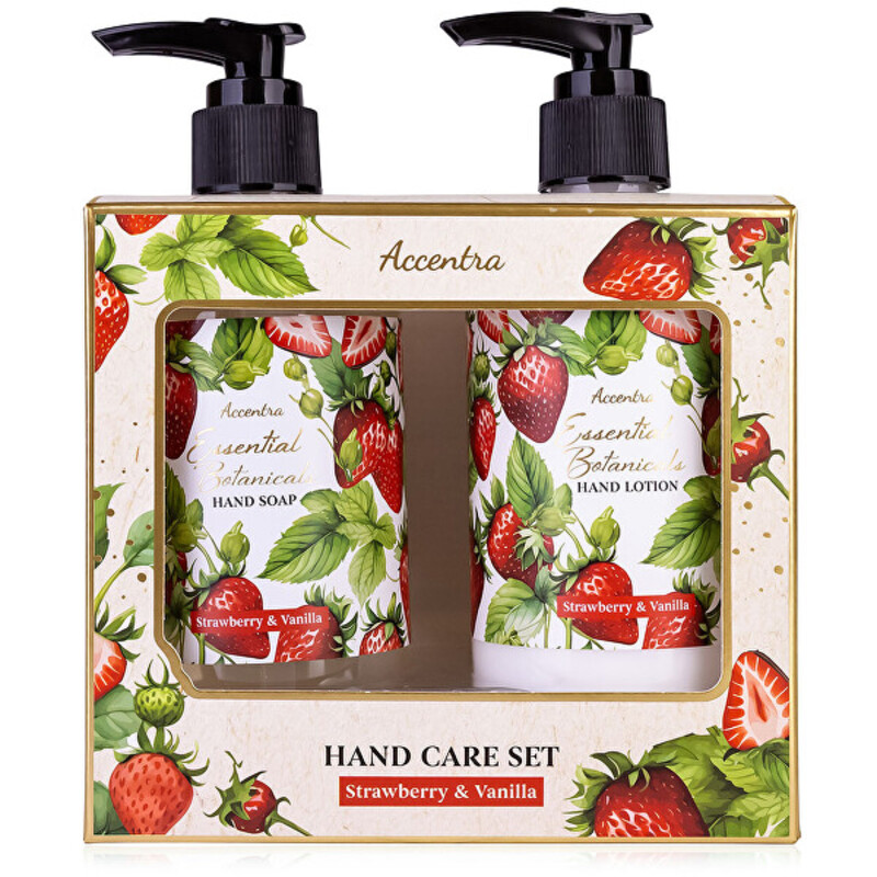 Strawberry & Vanilla Essential Botanics Hand Care Set - Dárková sada péče o ruce