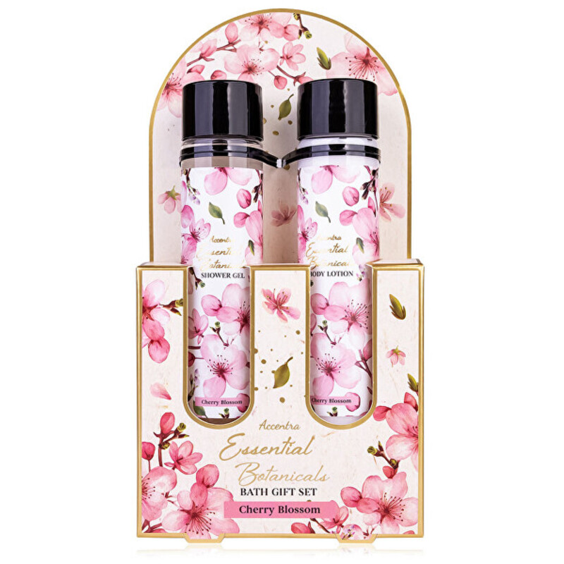 Cherry Blossom Essential Botanicals Body Care Set - Dárková sada ve zkumavkách