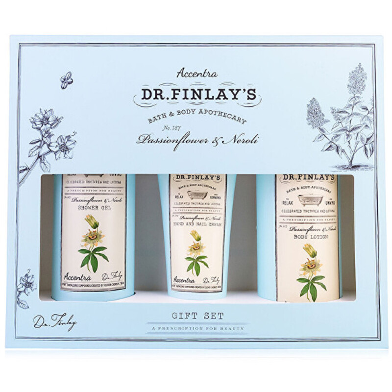 Passionflower & Neroli Dr. Finlay`s Bath Care Set - Dárková sada koupelové péče