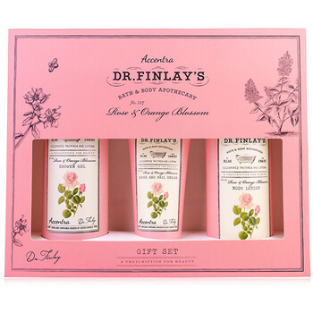 Rose & Orange Blossom Dr. Finlay`s Bath Care Set - Dárková sada koupelové péče