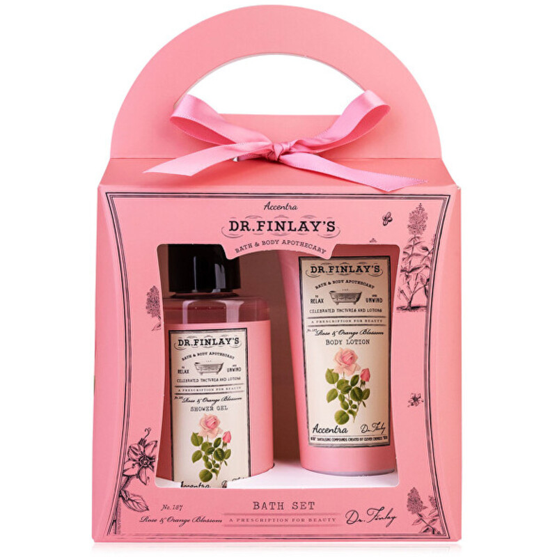 Rose & Orange Blossom Dr. Finlay`s Body Care Set - Dárková sada tělové péče