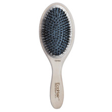 Combo Hairbrush - Oválný bambusový kartáč na vlasy s kančími štětinami