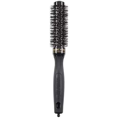 Ceramic + Ion Thermal Black Hairbrush ( 25 mm ) - Kulatý keramický kartáč na vlasy