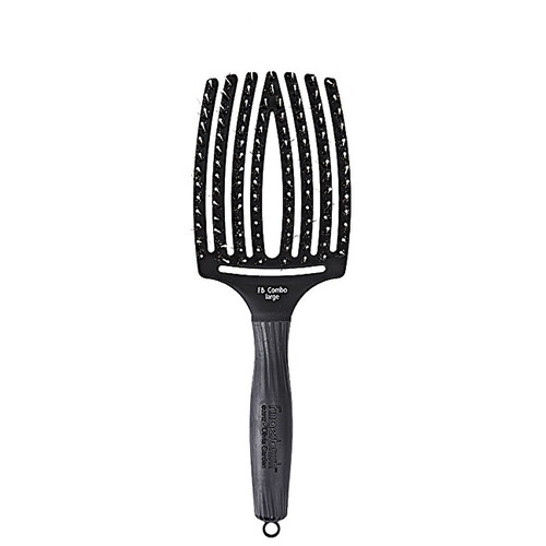 Olivia Garden Fingerbrush Combo Large Black - Antistatický kartáč na vlasy
