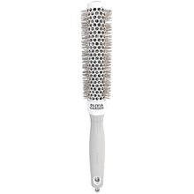 Expert Blowout Speed Round Brush Wavy Bristles White & Grey ( 25 mm ) - Okrúhla kefa na vlasy
