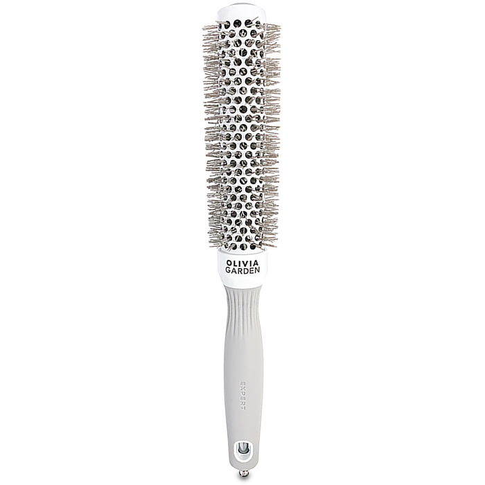 Expert Blowout Speed Round Brush Wavy Bristles White & Grey ( 25 mm ) - Okrúhla kefa na vlasy
