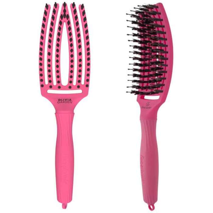 Fingerbrush Combo Medium Hot Pink - Kartáč na vlasy