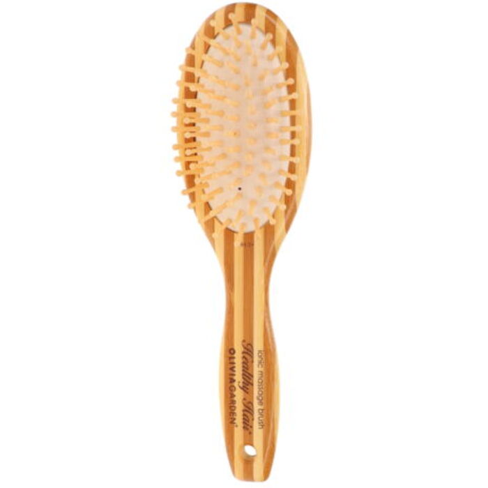 Healthy Hair Ionic Massage Brush HH-3 - Bambusový masážní kartáč na vlasy