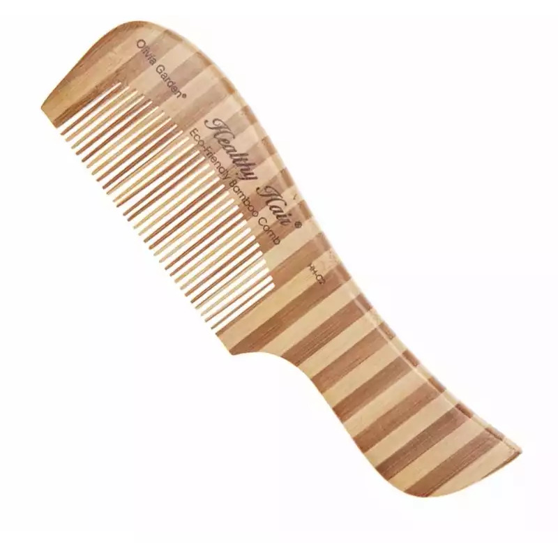 Healthy Hair Eco-Friendly Bamboo Comb HH-C2 - Hřeben na vlasy