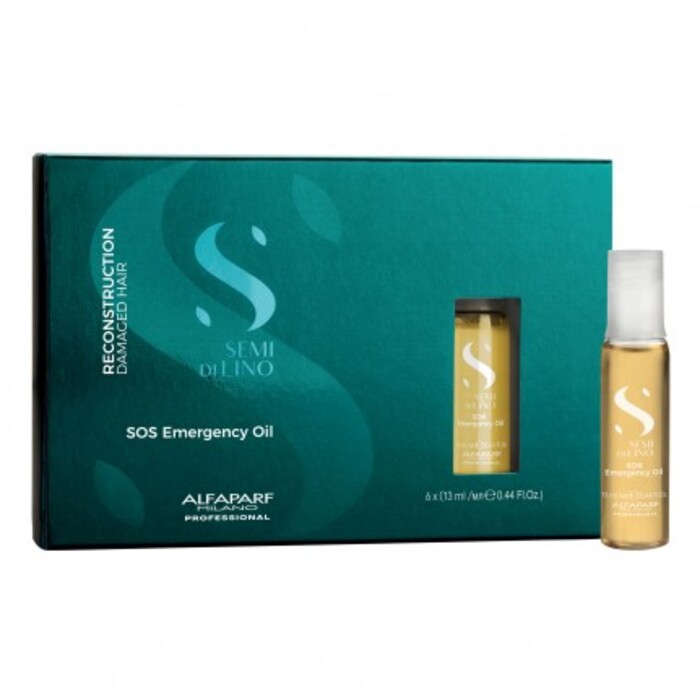 Semi Di Lino Reconstruction SOS Emergency Oil ( 6 x 13 ml ) - Posilňujúca starostlivosť pre suché a poškodené vlasy
