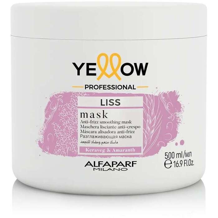 Yellow Liss Mask - Maska na nepoddajné vlasy
