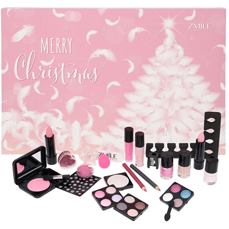 Traditional Pink and Fluffy Calendar - Adventní kalendář