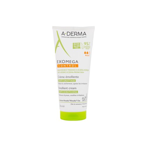 A-Derma Exomega Control Rich Emollient Cream - Tělový krém 200 ml