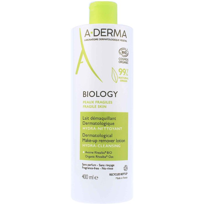 A-Derma A-Derma Biology Hydra Cleansing Make-up Remover Lotion - Dermatologické odličovací mléko 400 ml