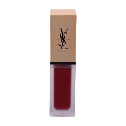 Yves Saint Laurent Tatouage Couture Matte Stain Lipstick - Tekutá matná rtěnka 6 ml - 8 Black Red Code