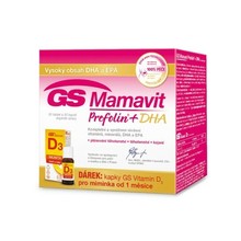 GS Mamavit Prefolin+DHA 30 tabliet a 30 kapsúl + darček Kvapky GS Vitamin D3