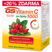 GS Vitamin C1000 + šípky 50+10 tablet