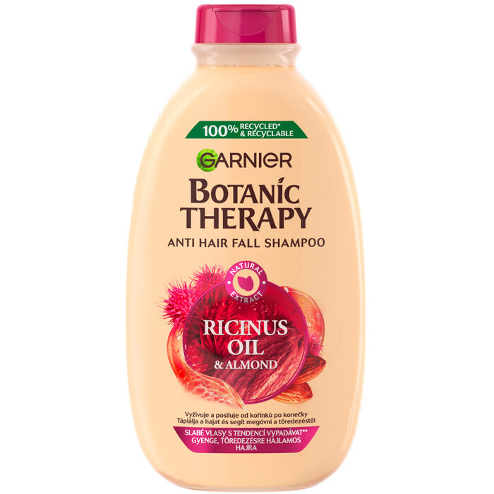 Botanic Therapy Fortifying Shampoo (slabé a lámajúce sa vlasy) - Posilňujúci šampón s ricínovým a mandľovým olejom