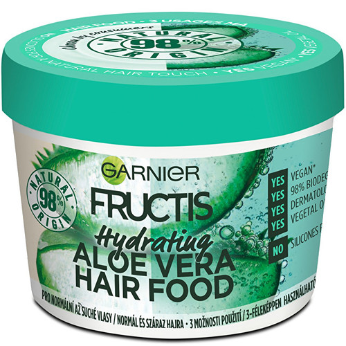 Garnier Fructis Aloe Vera Hair Food ( normální až suché vlasy ) - Hydratační maska 400 ml