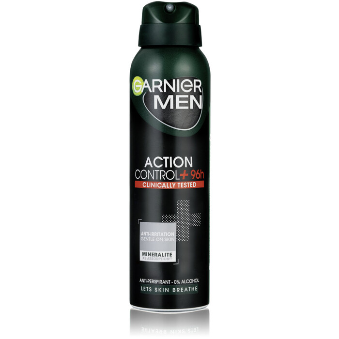 Men Mineral Action Control + Clinically Tested - Antiperspirant v spreji