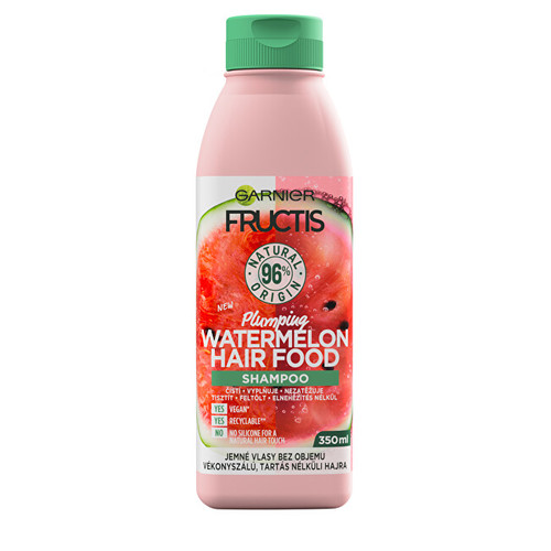Garnier Fructis Hair Food Watermelon Plumping Shampoo - Jemný šampon pro objem vlasů 350 ml