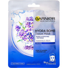 Skin Naturals Hydra Bomb Tissue Mask - Hydratačná textilná maska proti prejavom únavy s výťažkom z levandule