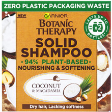 Botanic Therapy Coconut & Macadamia Solid Shampoo ( suché vlasy ) - Vyživující a zjemňující tuhý šampon