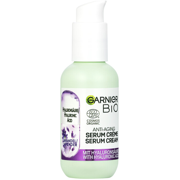 Garnier Bio Anti-Aging Serum Cream - Hydratační pleťové sérum proti vráskám 50 ml