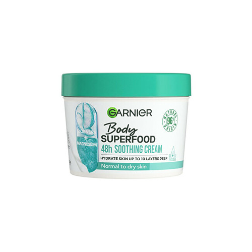 Body Superfood Soothing Cream ( normální až suchá pokožka ) - Zklidňující tělový krém s výtažkem z aloe vera