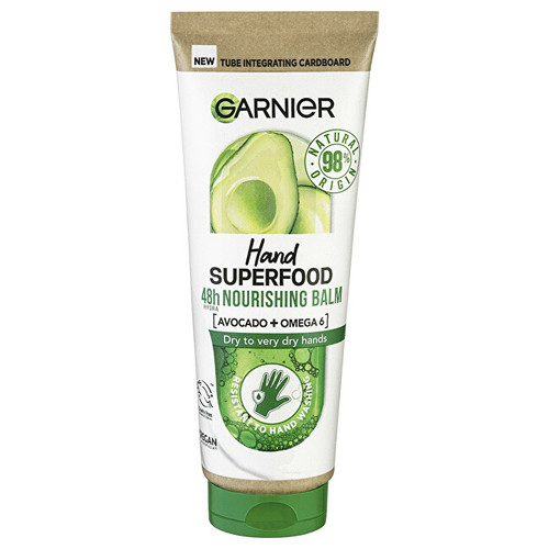 Garnier Hand Superfood Nourishing Balm - Hydratační krém na ruce s avokádem 75 ml