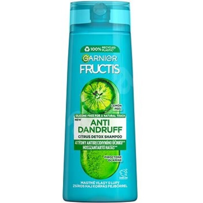 Garnier Fructis Antidandruff Citrus Detox Shampoo - Šampon pro mastné vlasy s lupy 250 ml
