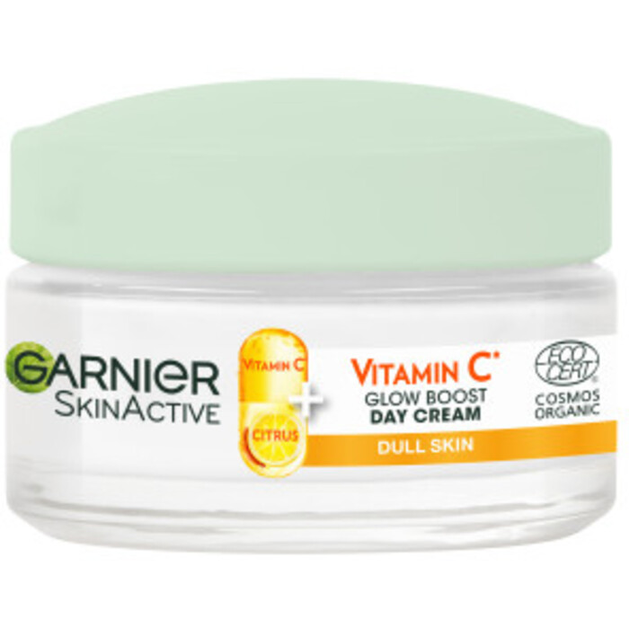 Garnier Skin Naturals Vitamin C Glow Boost Day Cream - Rozjasňující a vyhlazující denní pleťový krém 50 ml