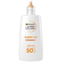 Ambre Solaire Super UV Fluid - Ochranný fluid proti tmavým škvrnám s vitamínom C
