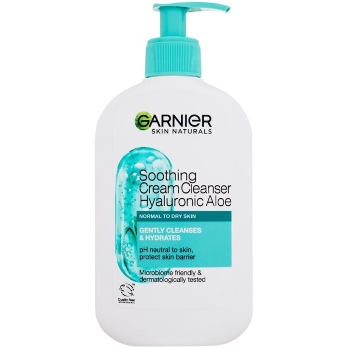 Garnier Skin Naturals Hyaluronic Aloe Soothing Cream Cleanser - Hydratační čisticí krém 250 ml