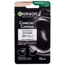 Skin Naturals Charcoal Caffeine Depuffing Eye Mask - Osvěžující maska na oční okolí s aktivním uhlím a kofeinem