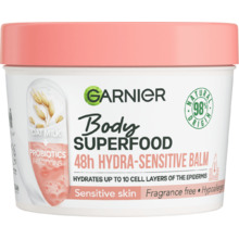 Body Superfood 48h Hydra-Sensitive Balm Oat Milk + Prebiotics - Hydratační tělový balzám s ovesným mlékem