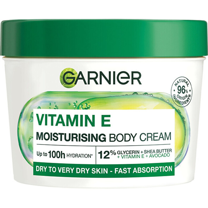 Vitamín E Moisturising Body Cream - Telový krém s avokádom
