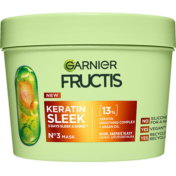 Fructis Keratin Sleek Mask - Maska pro suché a krepaté vlasy