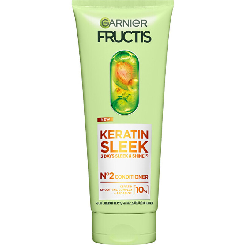 Fructis Keratin Sleek Conditioner - Kondicionér pro suché a krepaté vlasy