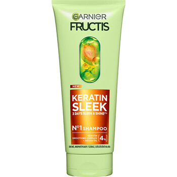 Fructis Keratin Sleek Shampoo - Šampon pro suché a krepaté vlasy