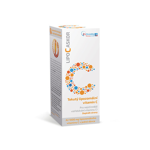 InPharm LIPO-C-ASKOR Tekutý lipozomální vitamin C 136ml